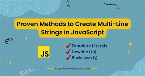 js create multiline string.